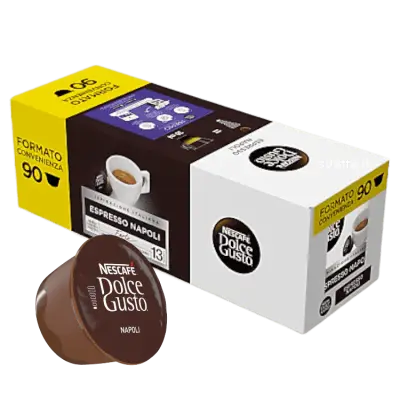 90 Nescafè Dolce Gusto NAPLES Coffee Capsules Convenience Format