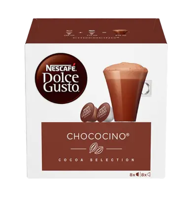16 Original Nescafè Dolce Gusto CHOCOCINO Capsules - 8 Servings