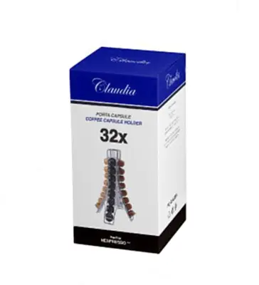 32 Capsule CLAUDIA Portacapsule Nespresso - Contenitore
