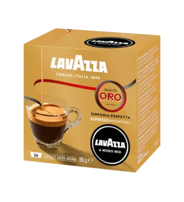 36 Original Lavazza A Modo Mio GOLD QUALITY Coffee Capsules - intensity 8/13