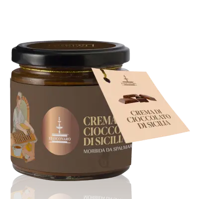 Fiasconaro Crema di Cioccolato Siciliano Spalmabile 180g - vasetto autentico Modica