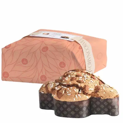 Colomba Classica Fiasconaro 1kg - con frutta candita, glassa e mandorle