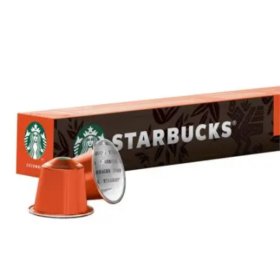 10 Starbucks Caffè Colombia Capsules by Nespresso - Single-Origin, 100% Colombian