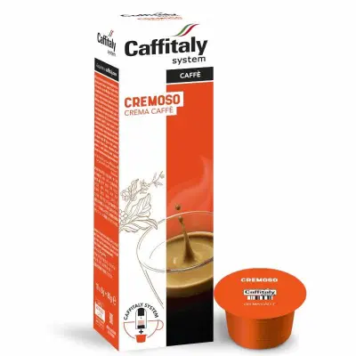10 Espresso Coffee Capsules Caffitaly System Creamy Blend - intensity 5/10