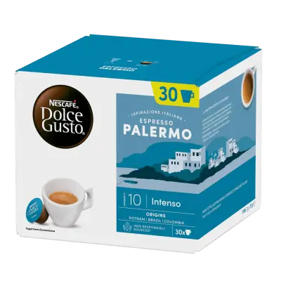 30 Nescafè Dolce Gusto PALERMO Coffee Capsules - intensity 10/13