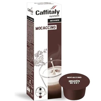 10 Mocaccino Capsules Caffitaly System - coffee, cocoa and milk cream blend