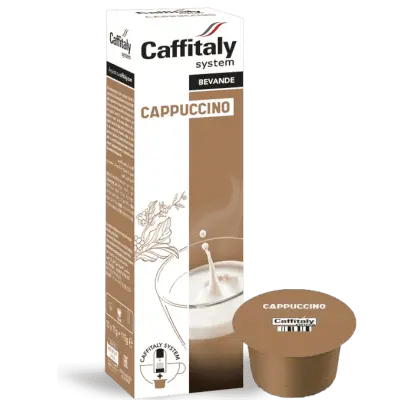 10 Cappuccino Drink Capsules Caffitaly System - intensity 5/10