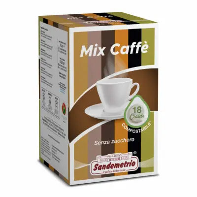 18 Sandemetrio Flavored Coffee Mix ESE Pods 44 Filter Paper - assorted flavors