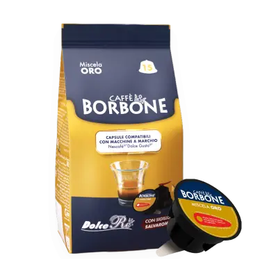 15 Dolce Gusto Borbone Coffee Capsules GOLD Blend - Premium Taste