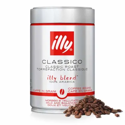 250g Illy Caffè in Grani CLASSIC Barattolo - 100% Arabica