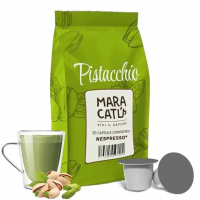 20 Pistachio Maracatú Nespresso Compatible Capsules