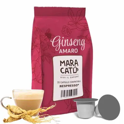 20 Ginseng Amaro Maracatú Capsules - Nespresso Compatible