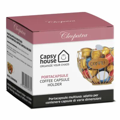 CLEOPATRA Portacapsule Cestello Multifunzione - Tutte Capsule