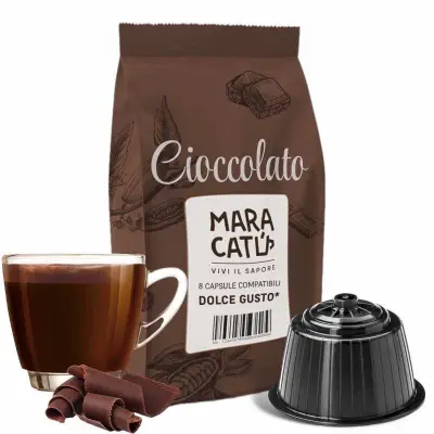 8 Maracatú Chocolate Capsules Compatible with Nescafè Dolce Gusto