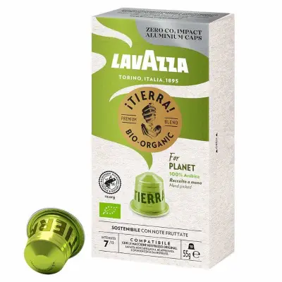 10 Capsules Lavazza Tierra For Planet Organic Intenso Nespresso - sustainable premium