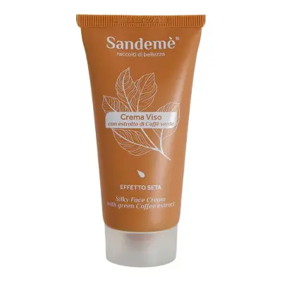 50ml Sandemè Krem do Twarzy z Ekstraktem Zielonej Kawy - jedwabisty anti-aging