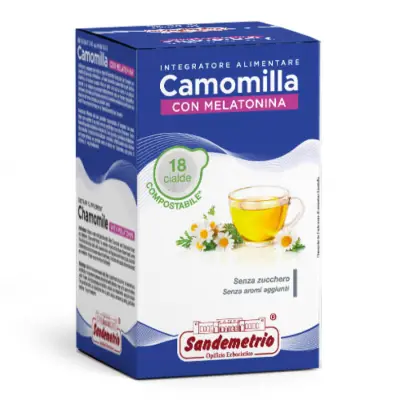 Chamomile Melatonin Sandemetrio 18 ESE Pods 44mm - Natural Sleep Aid