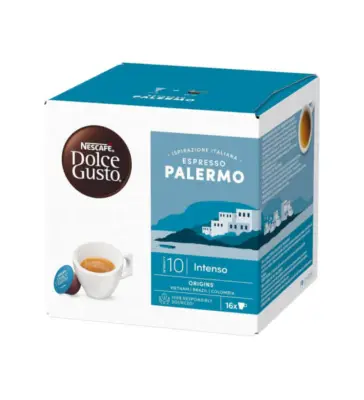 16 Original Nescafè Dolce Gusto Coffee Capsules PALERMO 10/13