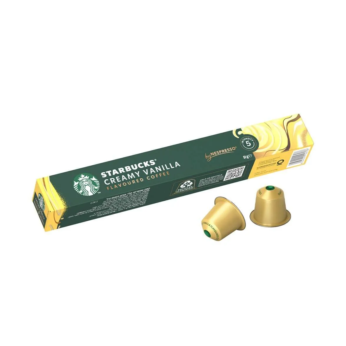 Starbucks® Wanilia – 10 oryginalnych kapsułek aromatyzowanych by Nespresso®