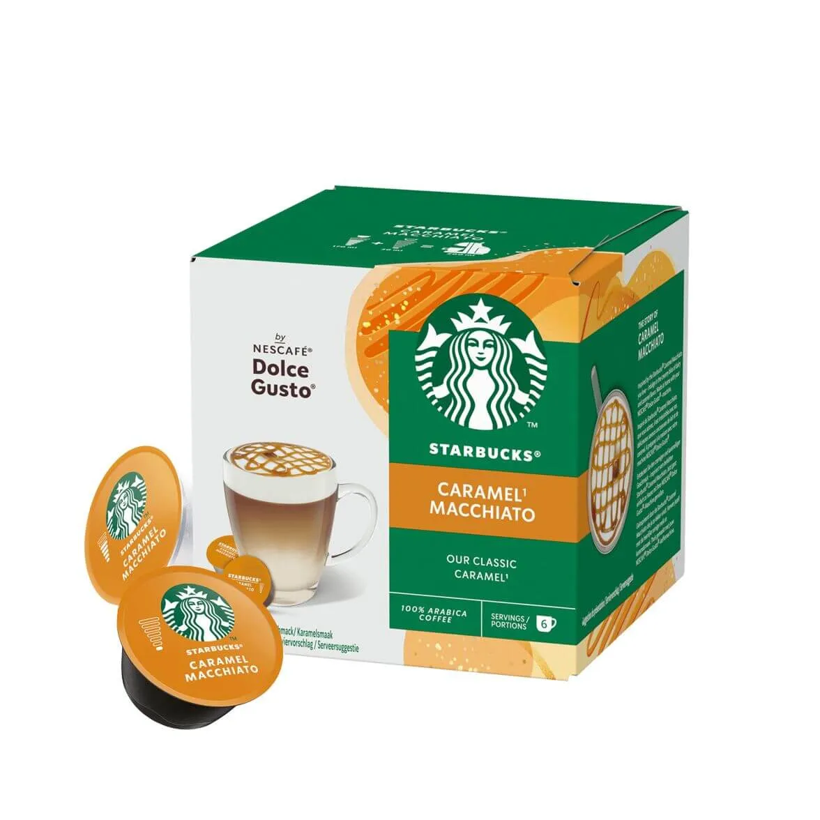 Starbucks® Caramel Macchiato – 12 kapsułek do ekspresów Nescafé Dolce Gusto