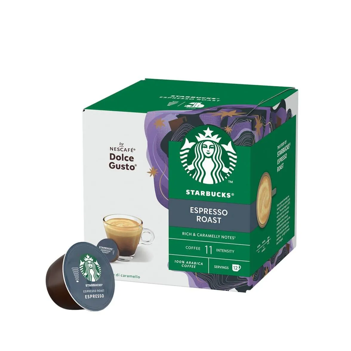Starbucks® Espresso Roast – 12 kapsułek do ekspresów Nescafé Dolce Gusto