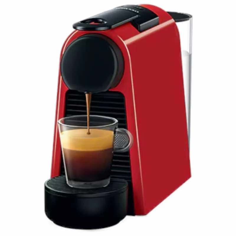 Macchina da Caffè Nespresso Essenza Mini colore Rosso De Longhi EN85.R