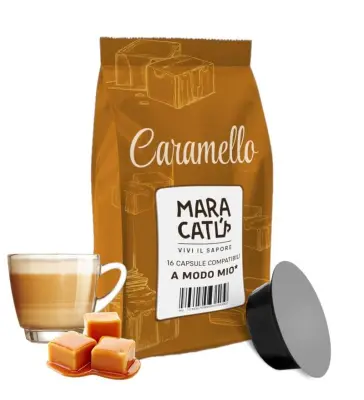 16 capsule Caramel Maracatú Lavazza a Modo Mio compatible