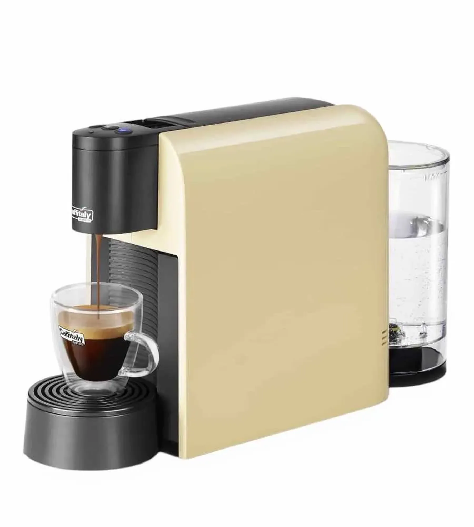 Volta S35 original Caffitaly capsule coffee machine, YELLOW colour
