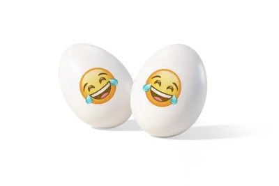 200g MaxMoji Confetti - cukierki z migdałem i czekoladą z emoji Śmiech