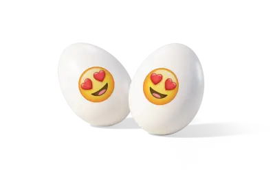 200g MaxMoji Love - cukierki z migdałem i czekoladą z emoji miłości