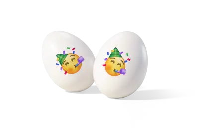 200g MaxMoji Urodzinki - migdały i czekolada z emoji