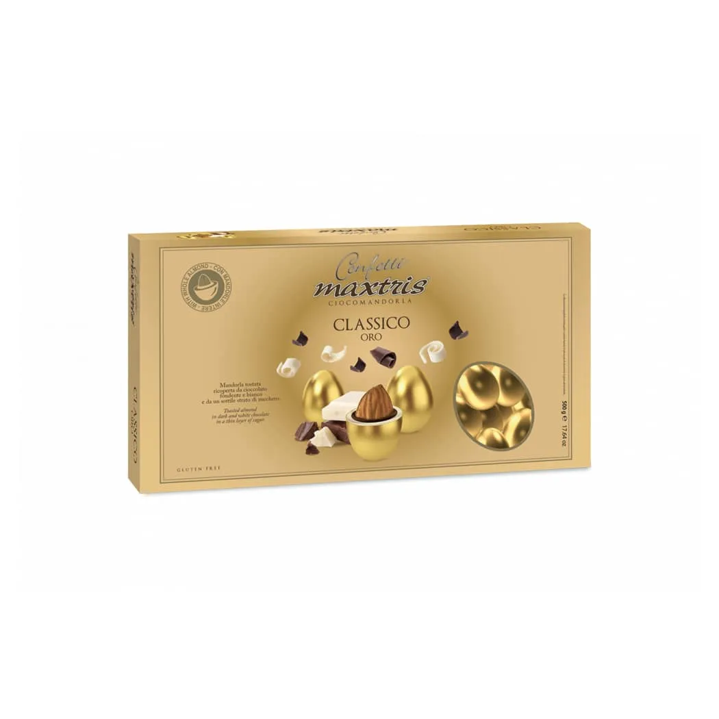 500g Maxtris Ciocomandorla Gold Luxury Nozze D'Oro