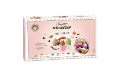 Maxtris Mix Delice - biała i mleczna czekolada 1kg