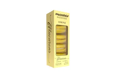 5 szt. Macarons Maxtris Cytrynowe Żółte - włoskie makaroniki