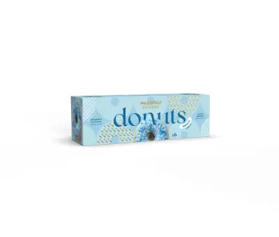 6 sztuk Maxtris Donuts Waniliowe - pączki waniliowe bezglutenowe