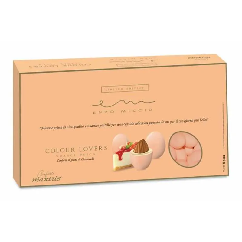 1kg Confetti Maxtris Enzo Miccio NUANCE PEACH Cheesecake - Premium