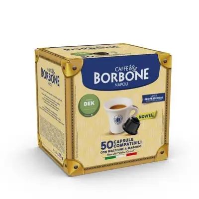 50 Borbone Blu Capsules - Dolce Gusto Compatible Italian Coffee