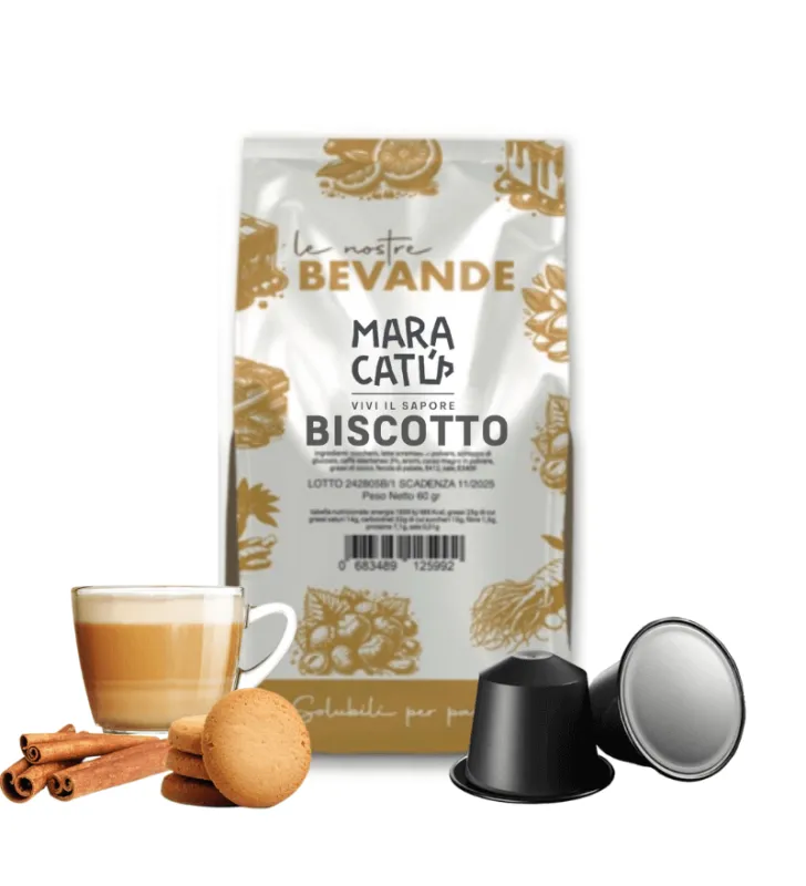 20 Kapsułek Biscotto Maracatù - Nespresso Kompatybilne Speculoos