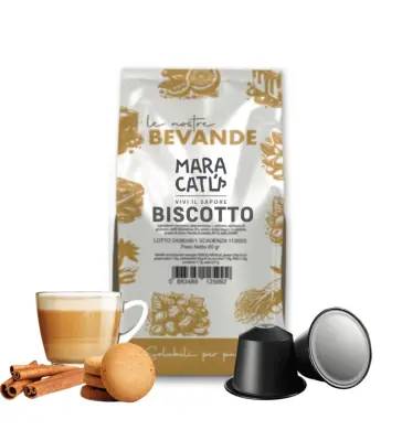 20 Biscotto Maracatù Capsules - Nespresso Compatible Speculoos