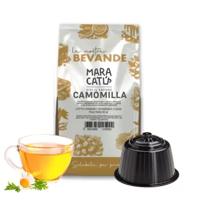 8 Camomilla Maracatù Dolce Gusto Compatible Capsules - Herbal Tea