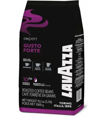 1kg Lavazza Miscela Gusto Forte Coffee Beans - Vending Line