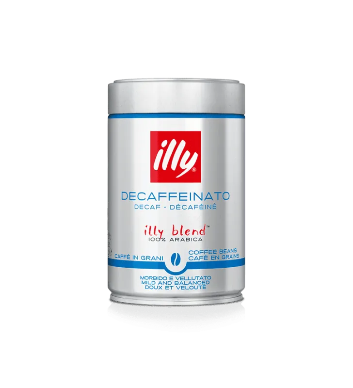250g Illy Kaffeebohnen Entkoffeiniert - Dose Barattolo