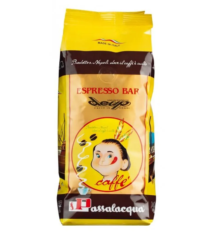 500g Passalacqua DEUP Entkoffeiniert Kaffeebohnen - Neapolitanische Mischung
