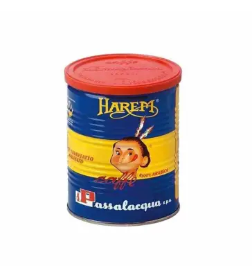 250g Passalacqua HAREM Ground Coffee 100% Arabica - Can Blend