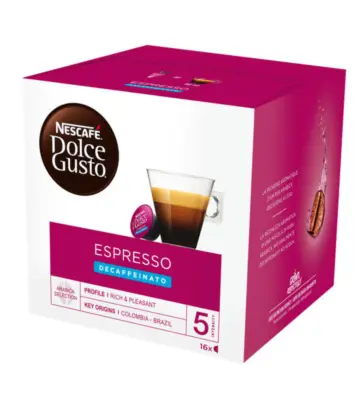 Nescafè Dolce Gusto Espresso Decaffeinato Original Capsules