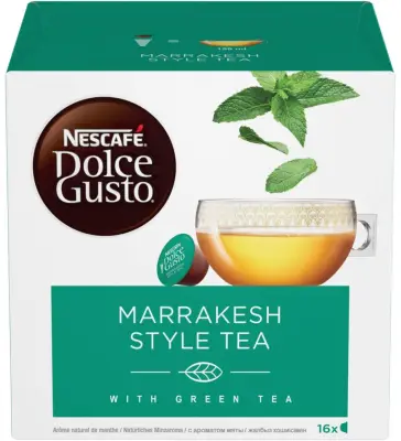 16 Nescafé Dolce Gusto Marrakesh Style Tea Capsules - Green Mint Tea