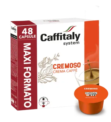 48 Caffè Cremoso Capsules Caffitaly System - Intensity 5/10