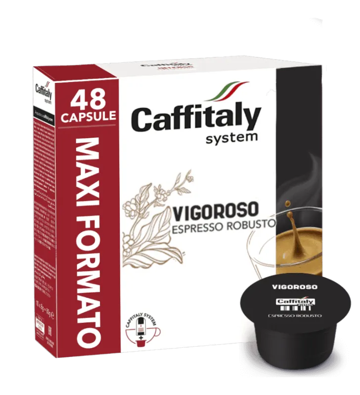 48 Caffè Vigoroso Kapseln Caffitaly System - Intensität 10/10