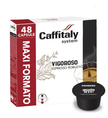 48 Caffè Vigoroso Capsules Caffitaly System - Intensity 10/10