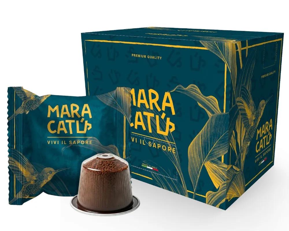 100 Capsules Maracatú Decaffeinated  - Nespresso compatible, intensity 8/10